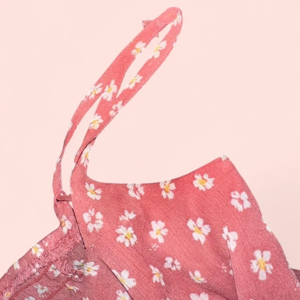 Trixxi Pink and White Mini Dress - Picture 3 of 4